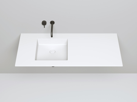 Раковина из искусственного камня S-Stone Salini MAREA 1802207MF 40х40 встраиваемая цвет мультиколор